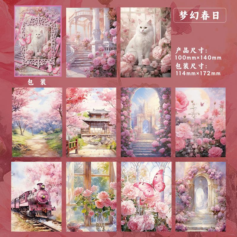 30 pcs Beautiful scenery material paper Decorative Hand Account Diary Album Background paper Scrapbooking Junk Journal Supplies
30 pcs Beautiful scenery material paper Decorative Hand Account Diary Album Background paper Scrapbooking Junk Journal Supplies