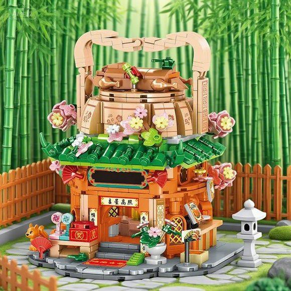 Latest Food Shops Construction Blocks Chinese Noodle House Girl City Street Scenery National Snack Street Food Shop Decoratio Present No Box
Latest Food Shops Construction Blocks Chinese Noodle House Girl City Street Scenery National Snack Street Food Shop Decoratio Present No Box