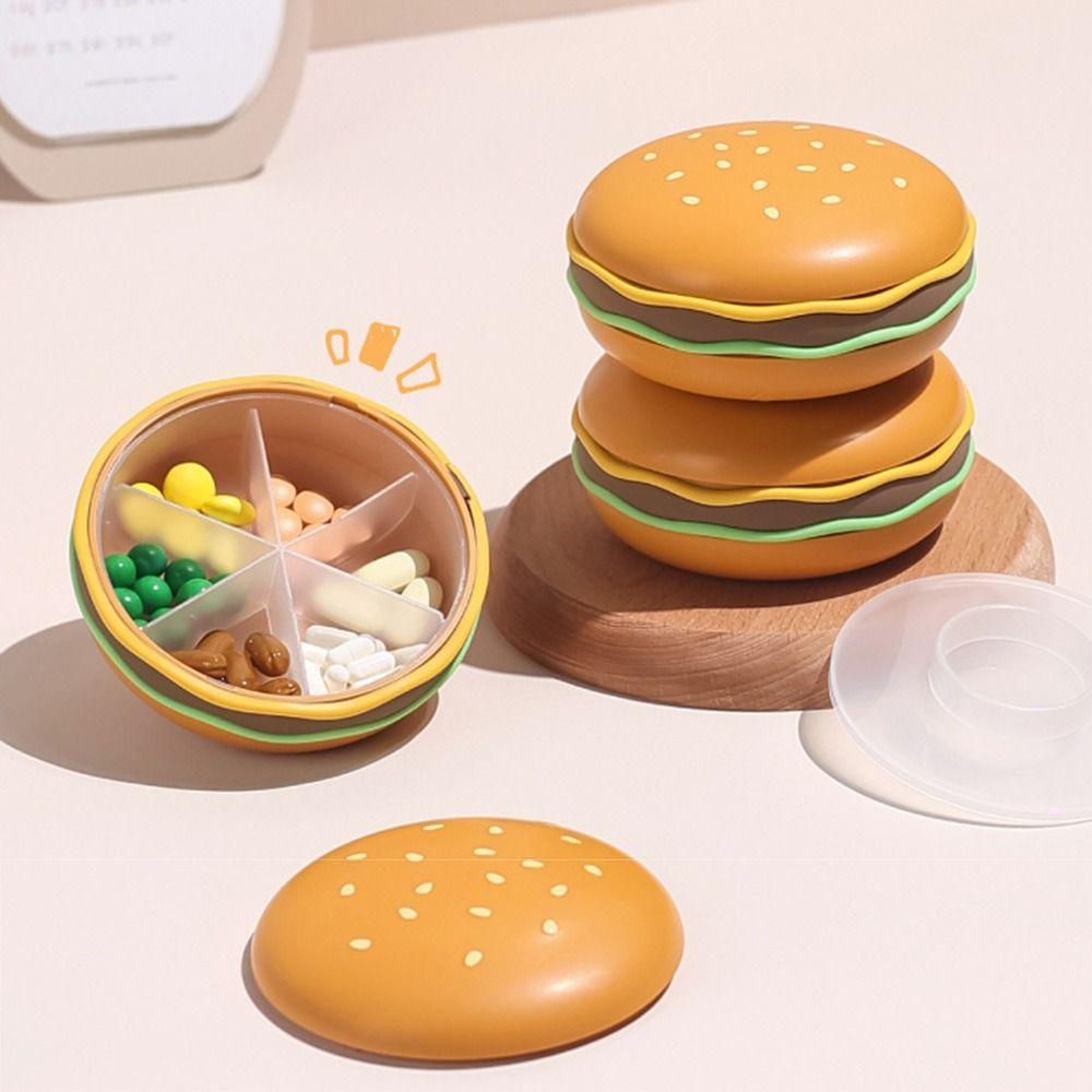 2/3/6 Grid Portable Medicine Dispenser Sealed Mini Hamburger Storage Case Elderly 2 Grid
2/3/6 Grid Portable Medicine Dispenser Sealed Mini Hamburger Storage Case Elderly 2 Grid