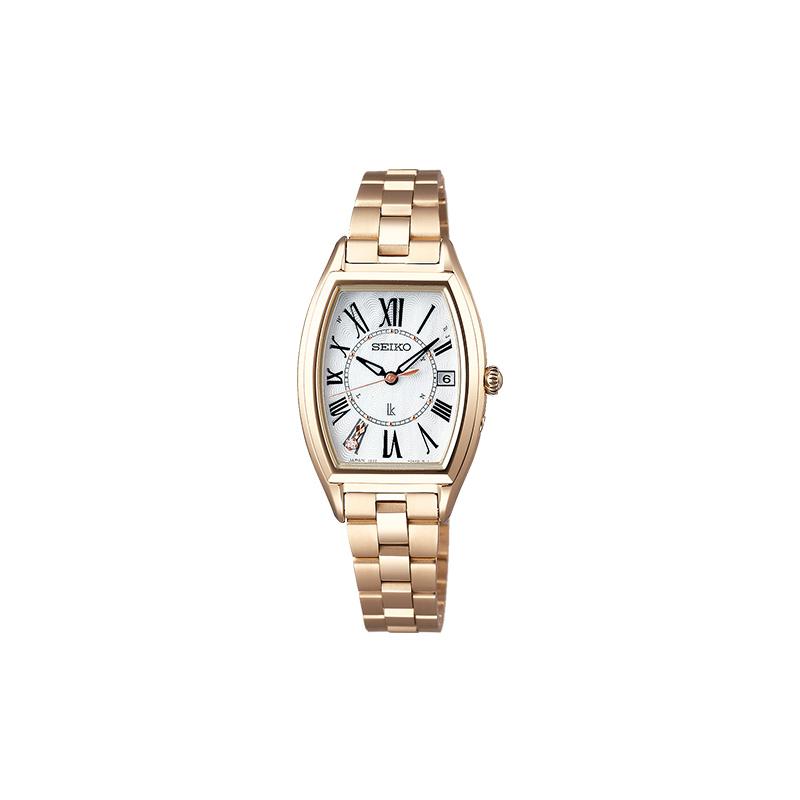 SEIKO Lukia series retro small square light kinetic energy solar Quartz gold-plated strap women s watch white dial SSQW046
SEIKO Lukia series retro small square light kinetic energy solar Quartz gold-plated strap women s watch white dial SSQW046