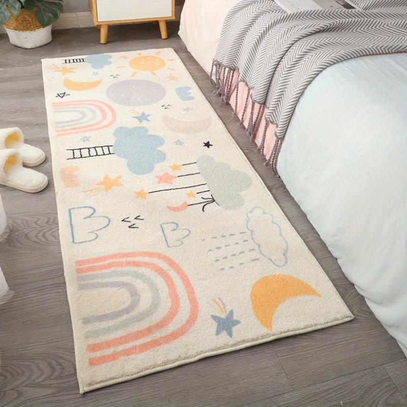 VIKAMA Rainbow Cartoon Plush Rug Children s Bedside Rug for Bedroom & Playroom Soft Non-Slip Floor Mat Home Decor 50x100cm 20x40inch
VIKAMA Rainbow Cartoon Plush Rug Children s Bedside Rug for Bedroom & Playroom Soft Non-Slip Floor Mat Home Decor 50x100cm 20x40inch