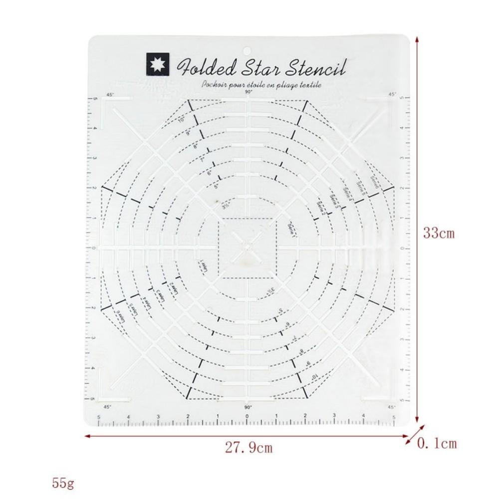 Star Quilting Template Acrylic Sewing Ruler for Quilting, Fabric Cutting Ruler, Patchwork Ruler
Star Quilting Template Acrylic Sewing Ruler for Quilting, Fabric Cutting Ruler, Patchwork Ruler