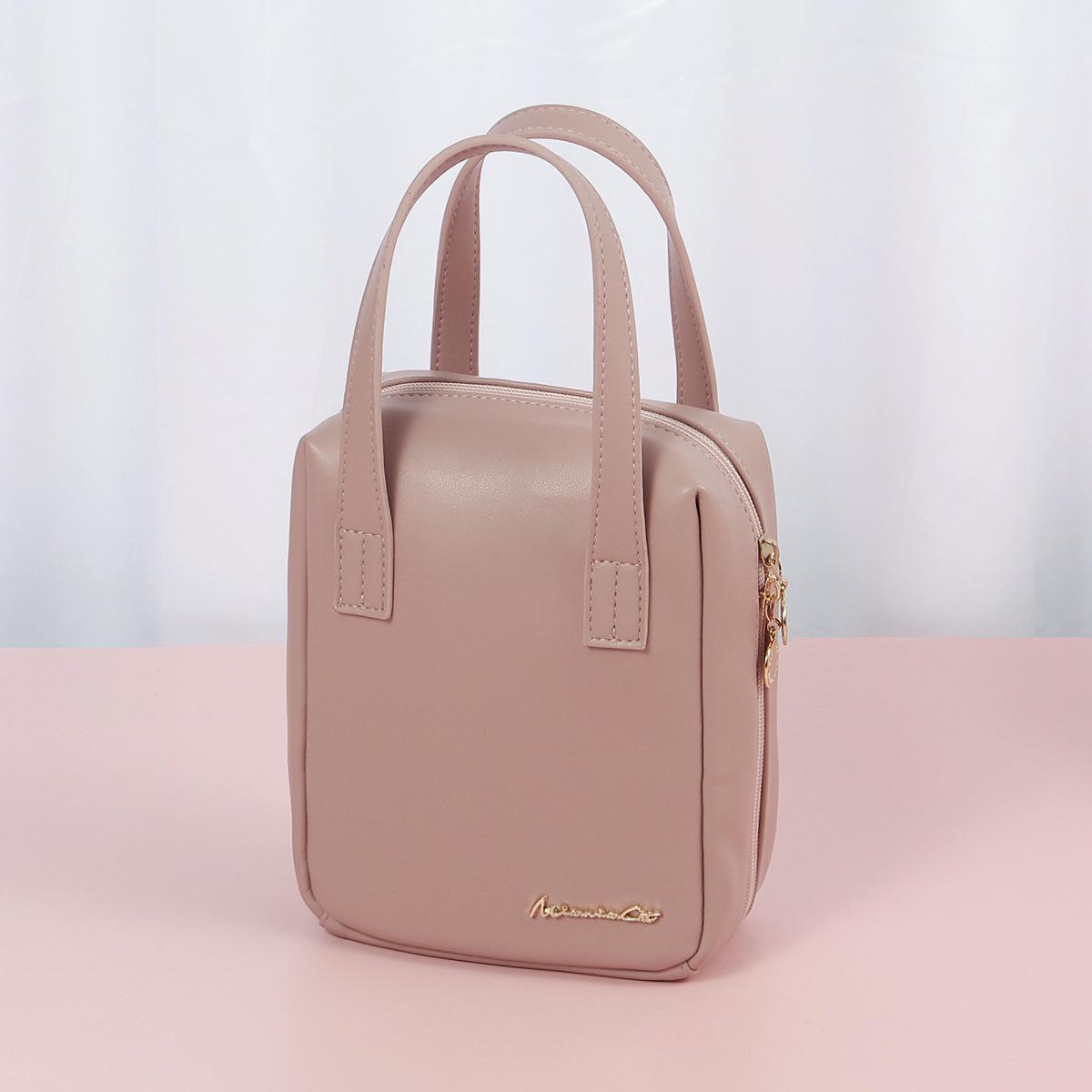 Simple And Portable Pu Leather Solid Color Makeup Bag Large Capacity Wash Bag StyleA
Simple And Portable Pu Leather Solid Color Makeup Bag Large Capacity Wash Bag StyleA