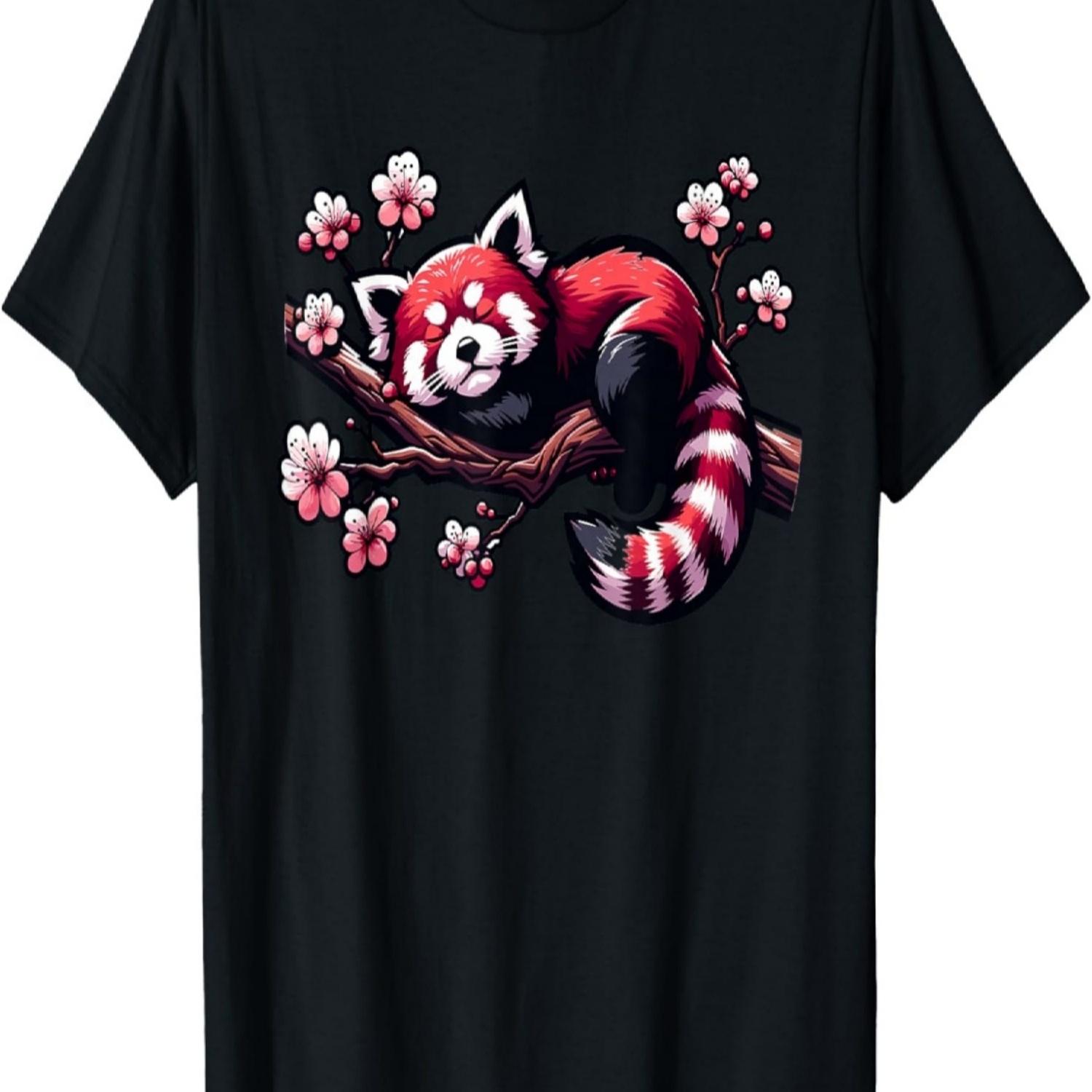 Cute Red Panda Cherry Blossoms Sakura Flower Art T-Shirt S чёрный
Cute Red Panda Cherry Blossoms Sakura Flower Art T-Shirt S чёрный