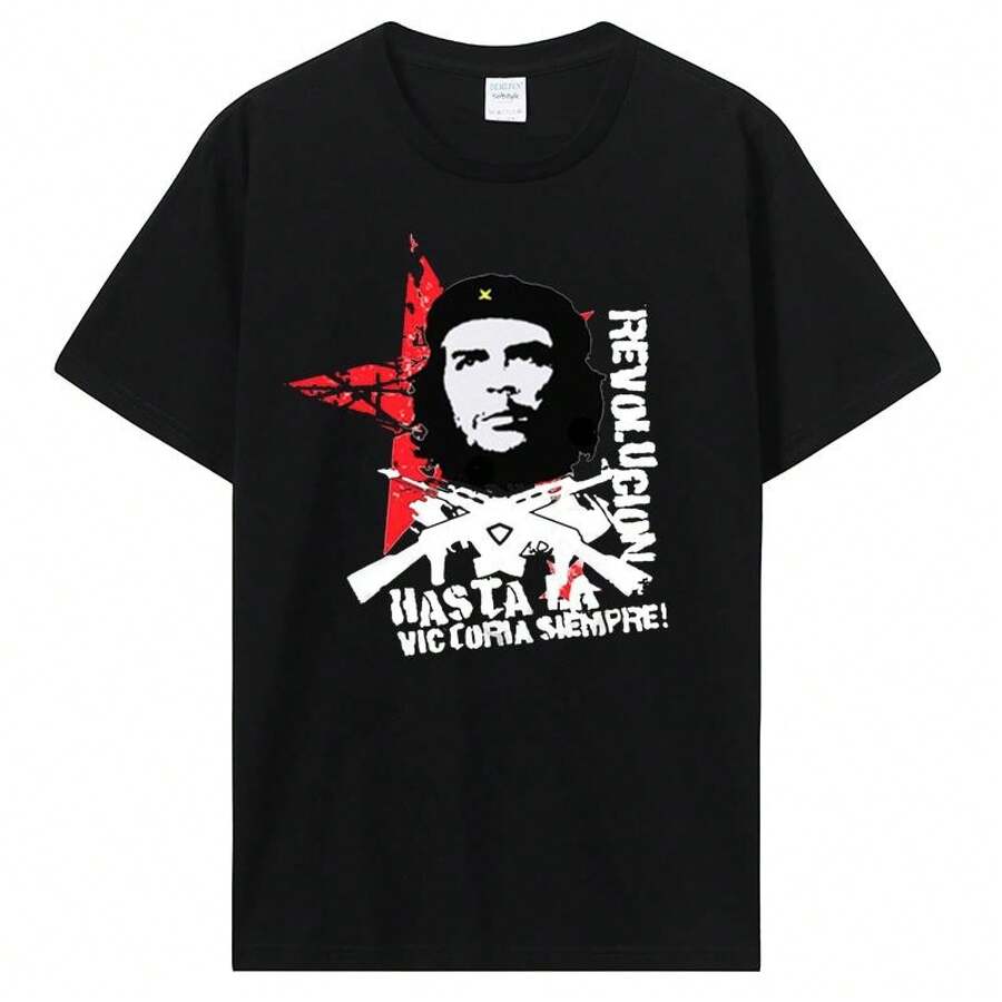 Short Sleeved T-Shirt Men s Plus Size Graphic T-Shirt Revolution Che Guevara Star Rifle Hasta La S разноцветный
Short Sleeved T-Shirt Men s Plus Size Graphic T-Shirt Revolution Che Guevara Star Rifle Hasta La S разноцветный