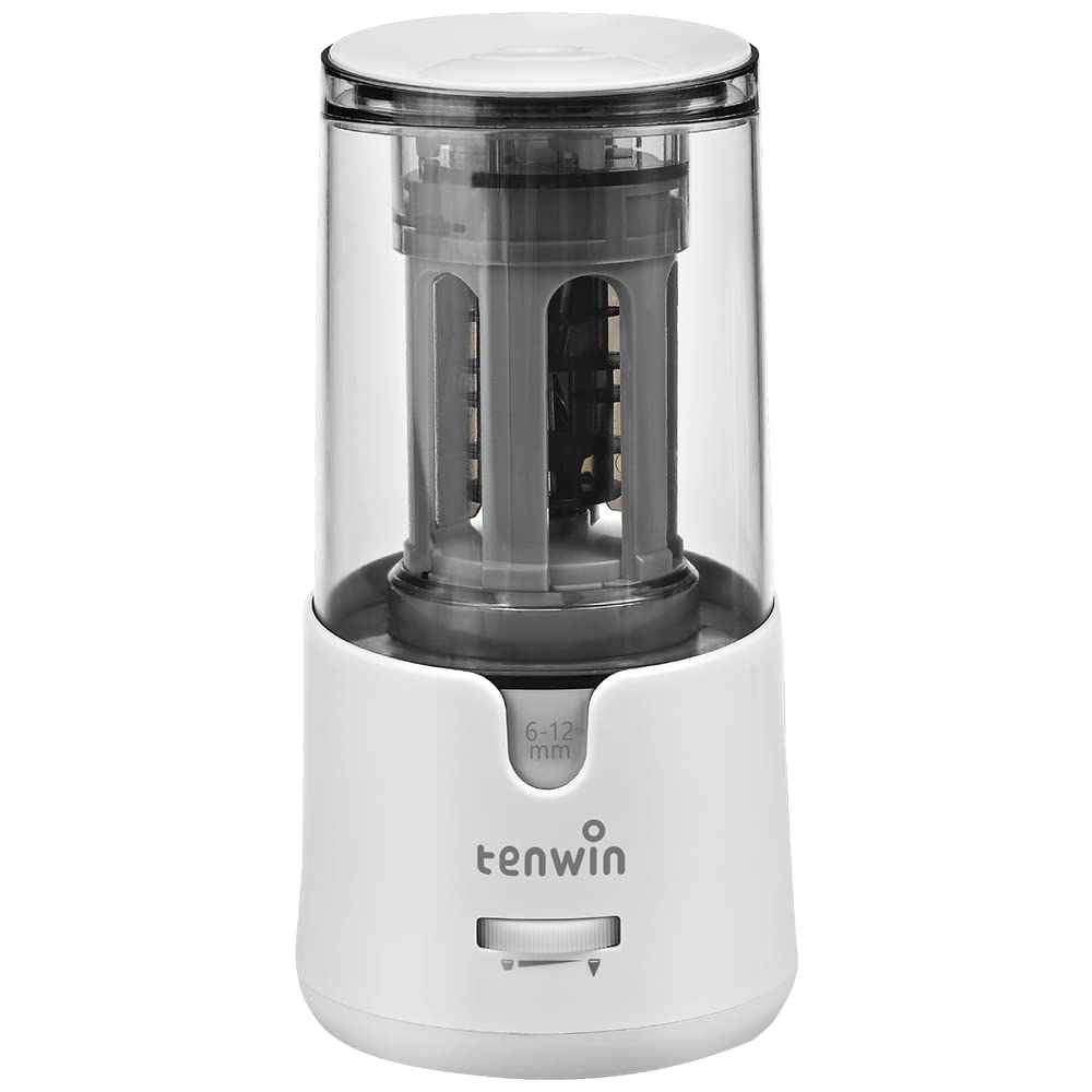 Электрическая точилка для карандашей Tenwin с прочной спиралью, электрическая точилка для цветных карандашей для офисного использования, точилка для детей, режущая, карандаши 6-12 мм, белый
Электрическая точилка для карандашей Tenwin с прочной спиралью, электрическая точилка для цветных карандашей для офисного использования, точилка для детей, режущая, карандаши 6-12 мм, белый