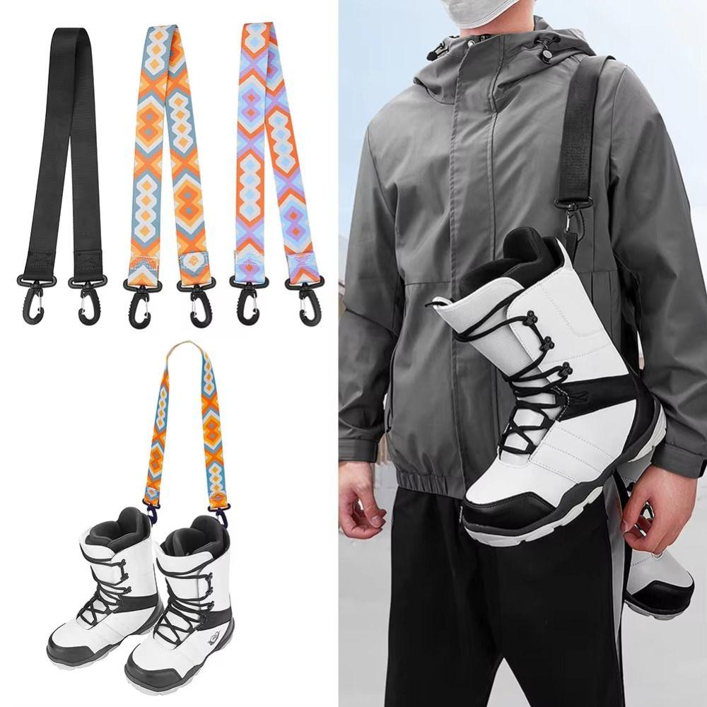Adjustable Lash Ski Boot Strap Shoulder Carrying Snowboard Boot Strap Winter Gear Black
Adjustable Lash Ski Boot Strap Shoulder Carrying Snowboard Boot Strap Winter Gear Black