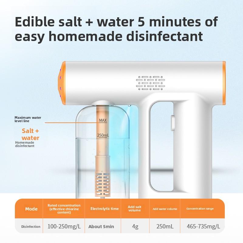Household Atomizer Pet Disinfection Machine Indoor Blue Light Atomizing Gun Disinfection Electric Spray Disinfection Gun
Household Atomizer Pet Disinfection Machine Indoor Blue Light Atomizing Gun Disinfection Electric Spray Disinfection Gun