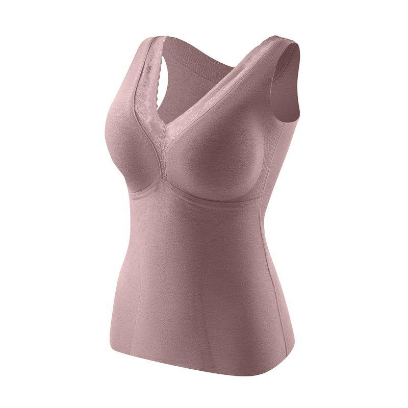 2 шт. осенне-зимний бесшовный с накладкой на грудь, встроенная фиксированная чашечка, теплый жилет, женское нижнее белье большого размера, бесплатный бюстгальтер 3XL (75-85kg) светло-фиолетовый
2 шт. осенне-зимний бесшовный с накладкой на грудь, встроенная фиксированная чашечка, теплый жилет, женское нижнее белье большого размера, бесплатный бюстгальтер 3XL (75-85kg) светло-фиолетовый
