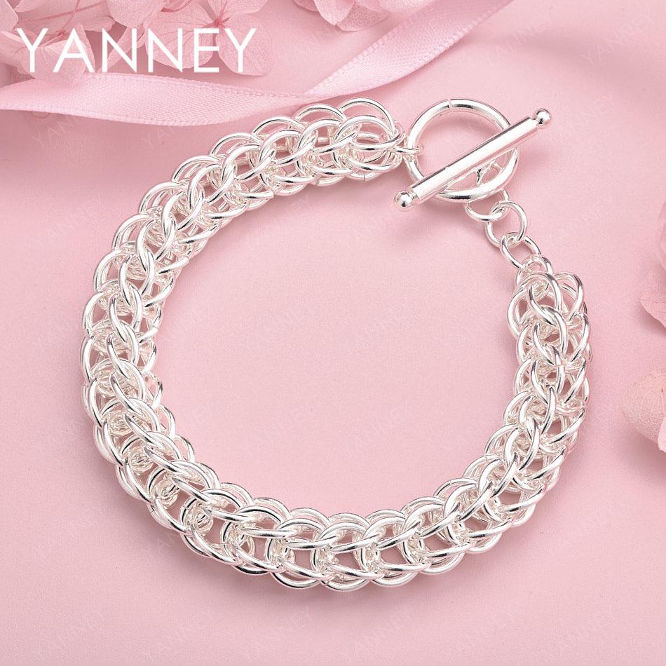 925 Sterling Silver 8-inch Delicate Braided Bracelet for Men and Women, Fashion Party Accessories, Wedding Jewelry Gifts
925 Sterling Silver 8-inch Delicate Braided Bracelet for Men and Women, Fashion Party Accessories, Wedding Jewelry Gifts