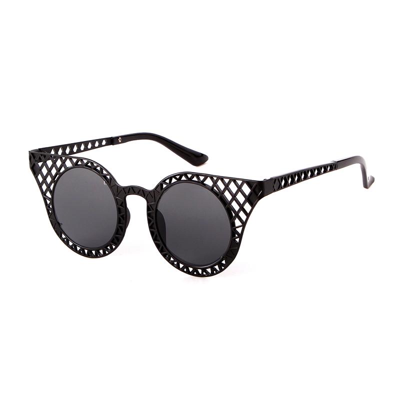 LAURINNY Round Cat Eye Metal Material Frame Sunglasses Women Men Vintage Retro Brand Design Brown Sun Eyeglasses Fashionable Glasses Gafas Sol UV as shown
LAURINNY Round Cat Eye Metal Material Frame Sunglasses Women Men Vintage Retro Brand Design Brown Sun Eyeglasses Fashionable Glasses Gafas Sol UV as shown