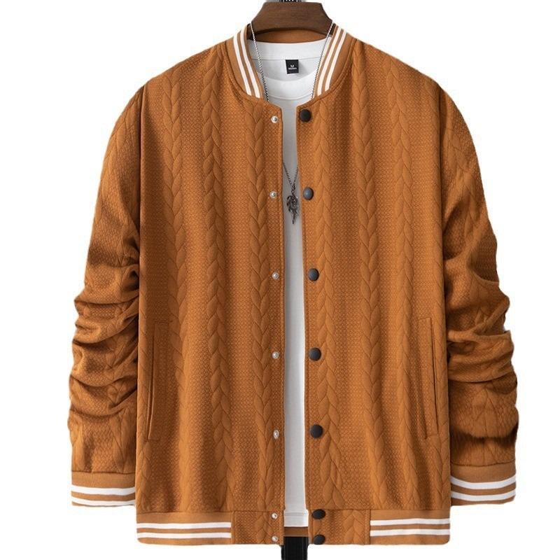 European and American Cross-border Autumn and Winter Men s Baseball Jersey Knitted Heavy Jacquard Solid Color Stand-up Collar Casual Jacket Men S
European and American Cross-border Autumn and Winter Men s Baseball Jersey Knitted Heavy Jacquard Solid Color Stand-up Collar Casual Jacket Men S