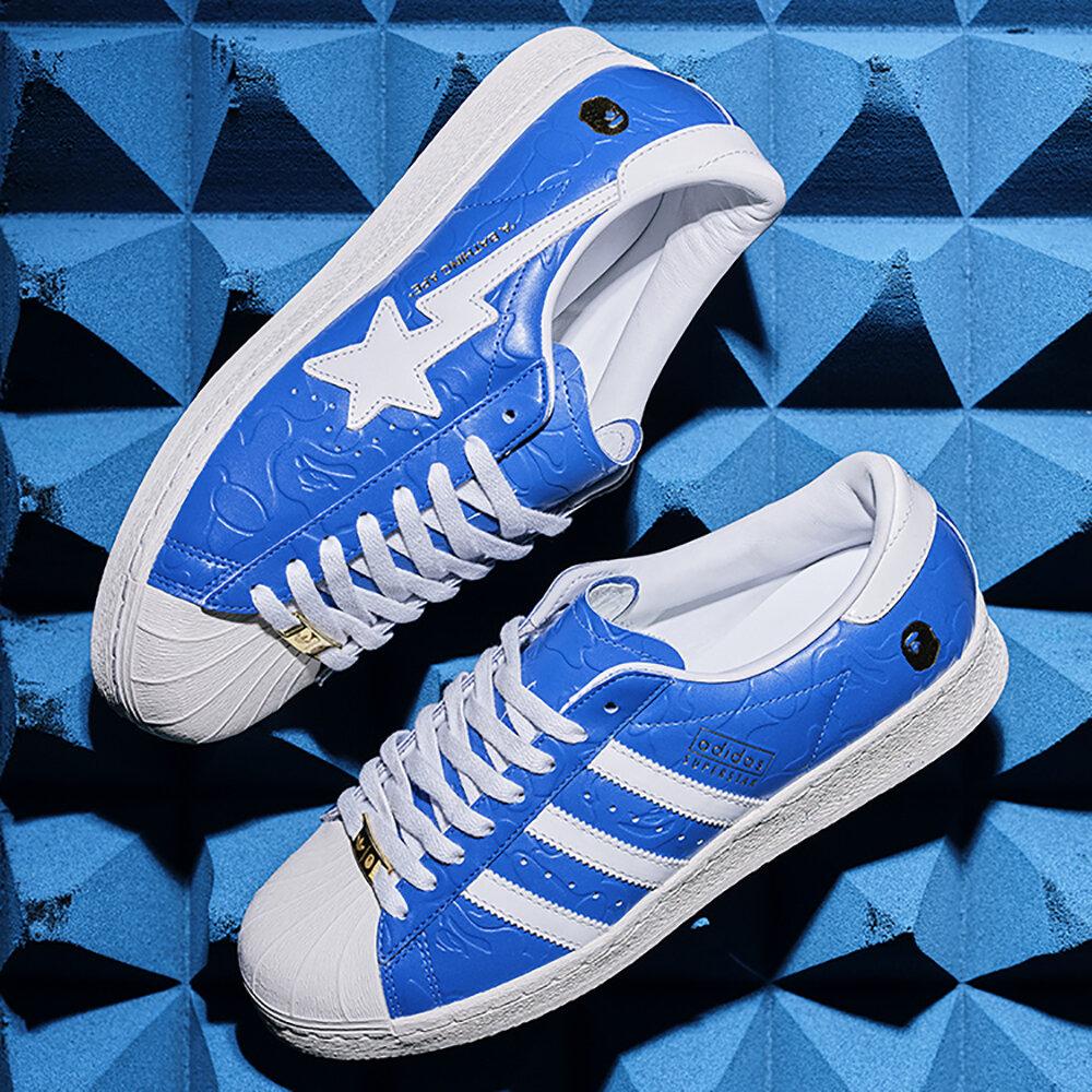 adidas Superstar Vintage Bape Синій Білий 41
adidas Superstar Vintage Bape Синій Білий 41
