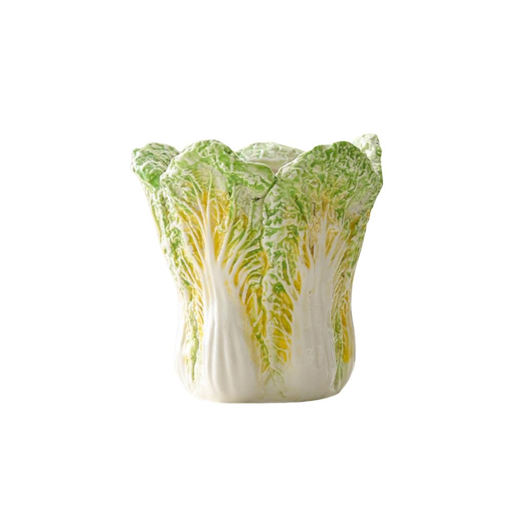 Ceramic Cabbage Makeup Brush Storage Cartridge Multi functional Desktop Storage Box Lipstick Pen Holder Cosmetics Organizing Box 10.5x7.8x11.5cm
Ceramic Cabbage Makeup Brush Storage Cartridge Multi functional Desktop Storage Box Lipstick Pen Holder Cosmetics Organizing Box 10.5x7.8x11.5cm