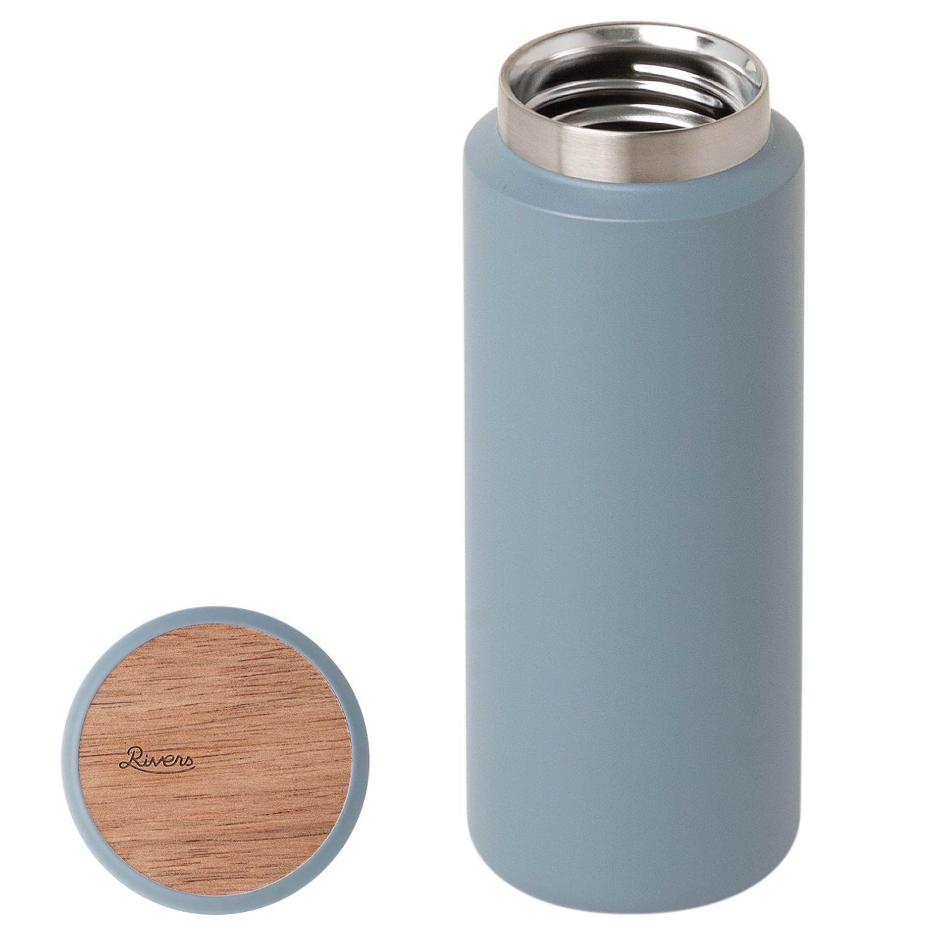 Rivers MOKU Stainless Steel Bottle 500ml to Mug Bottle Wide Mouth Water Bottle Coffee Bottle Coffee Ash Blue (Lightweight/Approx. 233g/Easy Wash)
Rivers MOKU Stainless Steel Bottle 500ml to Mug Bottle Wide Mouth Water Bottle Coffee Bottle Coffee Ash Blue (Lightweight/Approx. 233g/Easy Wash)