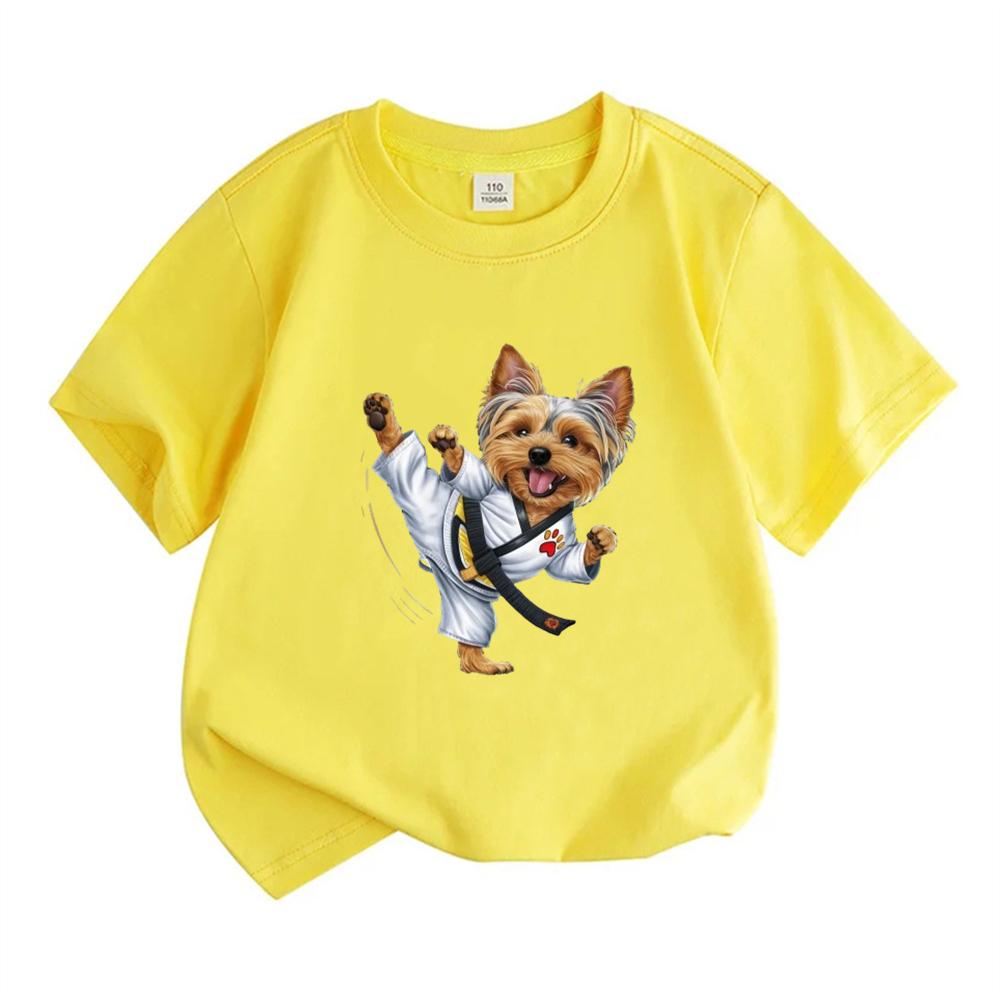 Short Sleeve Child Cute Dog T-shirt Girls Boy White Pink Black Short Sleeve T-shirts Tops Summer Casual Party Supplies Tee 100
Short Sleeve Child Cute Dog T-shirt Girls Boy White Pink Black Short Sleeve T-shirts Tops Summer Casual Party Supplies Tee 100