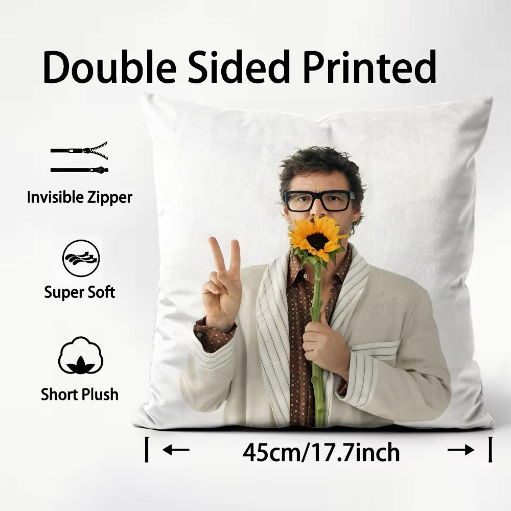 PPedro PascalL Actor Cushion Cover Plush Fabric Soft DoubleSided Printed Sofa Warm Winter Home Child Gift Pillow Case 30x30cm
PPedro PascalL Actor Cushion Cover Plush Fabric Soft DoubleSided Printed Sofa Warm Winter Home Child Gift Pillow Case 30x30cm