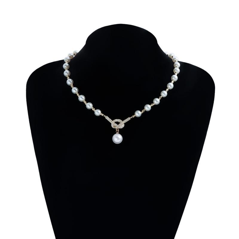 New Elegant Imitation Pearl Necklace Women Vintage Short Shining Necklace Party Wedding Fashion Jewelry Gifts
New Elegant Imitation Pearl Necklace Women Vintage Short Shining Necklace Party Wedding Fashion Jewelry Gifts