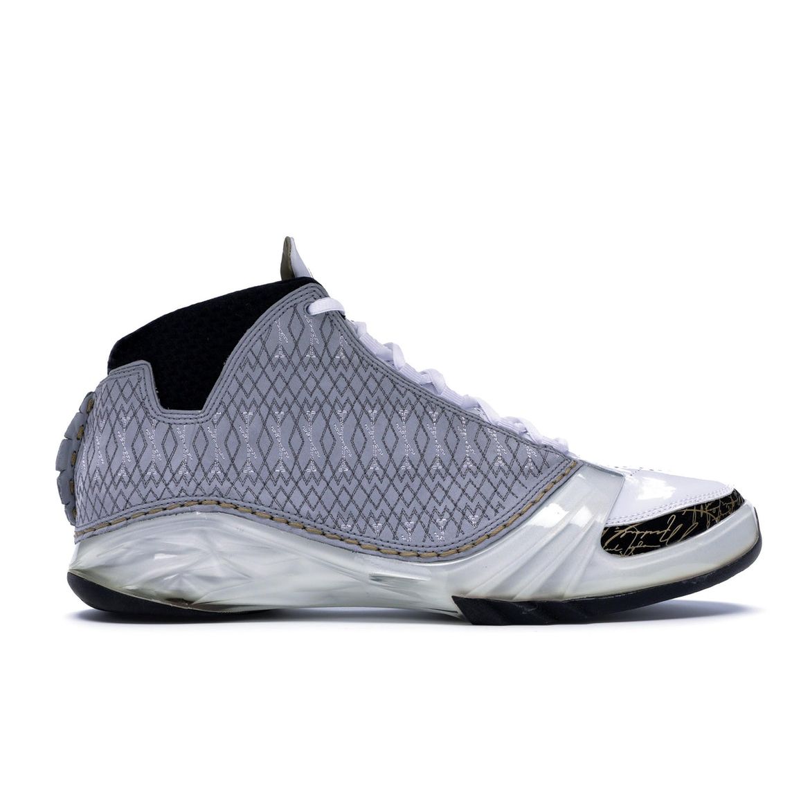 Мужские кроссовки Air Jordan 23 OG White Stealth Черный Металлик-Золото 318376-102
Мужские кроссовки Air Jordan 23 OG White Stealth Черный Металлик-Золото 318376-102