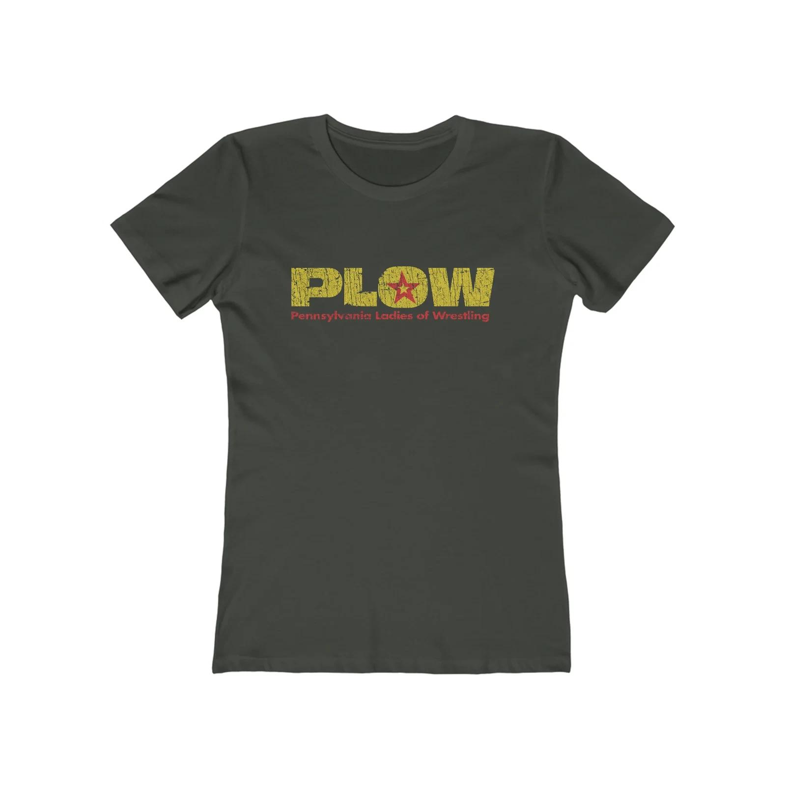 PLOW: Pennsylvania Ladies of Wrestling 1986 Vintage Women s T shirt L
PLOW: Pennsylvania Ladies of Wrestling 1986 Vintage Women s T shirt L