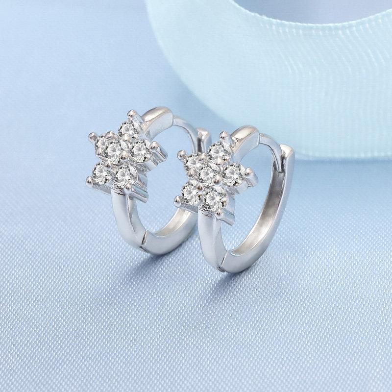 Fine Zircon 925 Sterling Copper Earrings Inlaid With Zircon Crystal Flower Earrings Charm Zircon For Women Gift Engagement
Fine Zircon 925 Sterling Copper Earrings Inlaid With Zircon Crystal Flower Earrings Charm Zircon For Women Gift Engagement