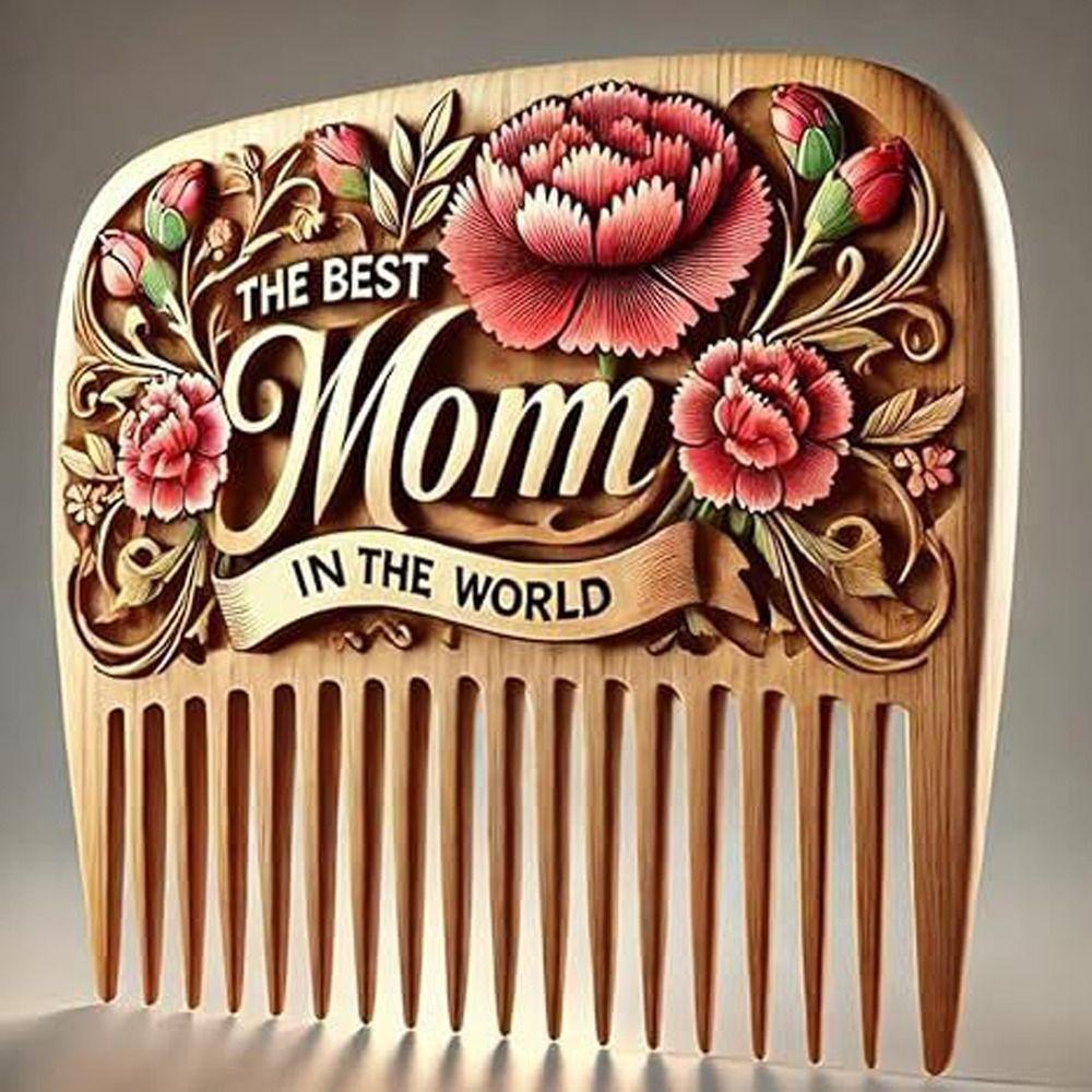Comfortable Mother s Day Comb Anti-Static Massage Wood Comb Wood Carving Combs Mother s Day Gift Style 1
Comfortable Mother s Day Comb Anti-Static Massage Wood Comb Wood Carving Combs Mother s Day Gift Style 1