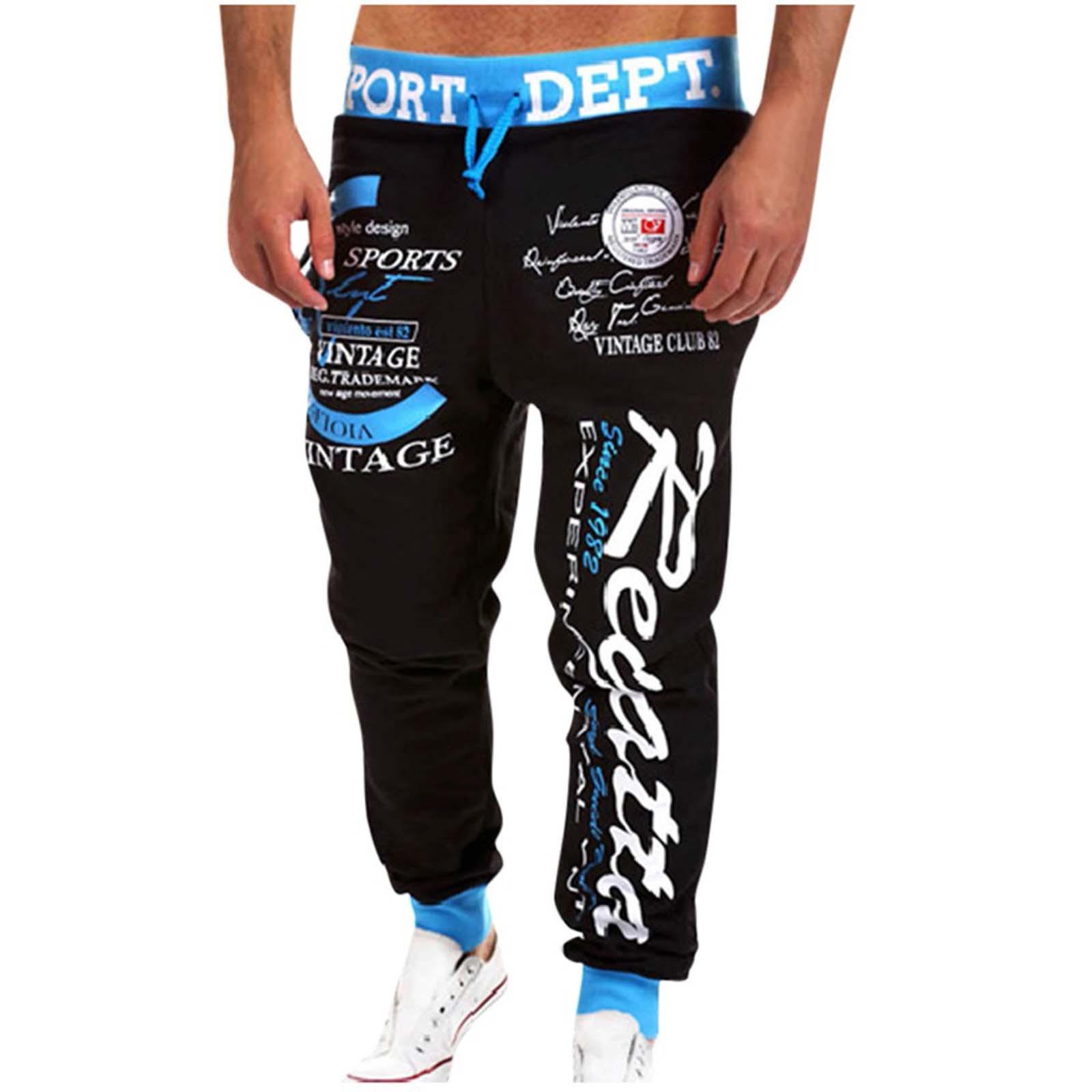 Men Casual Loose Letter Print Drawstring Elastic Waist Long Pants Trousers XL
Men Casual Loose Letter Print Drawstring Elastic Waist Long Pants Trousers XL