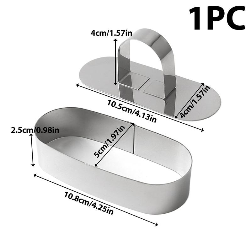 1/4Pcs Ring Molds Stainless Food Making Mold Cake Ring Molds Food Rings Dessert Mousse Cooking Rings Pastry Mold With Pusher
1/4Pcs Ring Molds Stainless Food Making Mold Cake Ring Molds Food Rings Dessert Mousse Cooking Rings Pastry Mold With Pusher