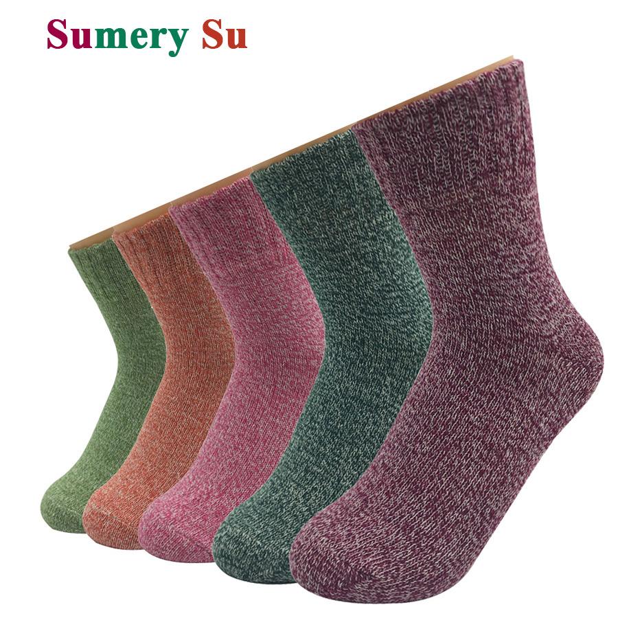 5 Pairs/Lot Wool Socks Women Winter Japanese Harajuku Bohemian Cashmere Warm Colorful Socks Ladies Girl Christmas Gift 5 Styles One Size
5 Pairs/Lot Wool Socks Women Winter Japanese Harajuku Bohemian Cashmere Warm Colorful Socks Ladies Girl Christmas Gift 5 Styles One Size