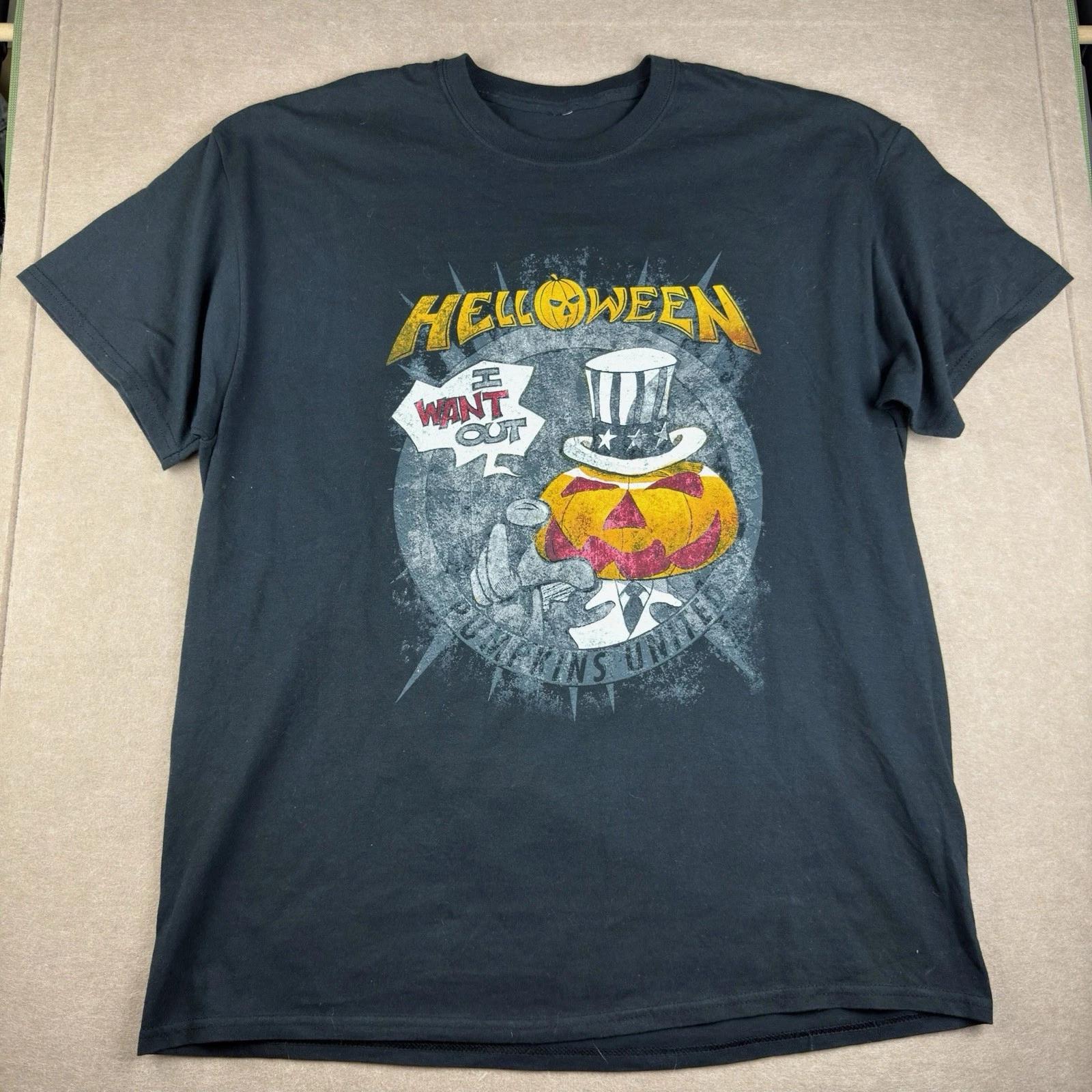 Helloween Band T-Shirt Men’s XL Black 2018 World Tour Pumpkins United Metal Tee S
Helloween Band T-Shirt Men’s XL Black 2018 World Tour Pumpkins United Metal Tee S