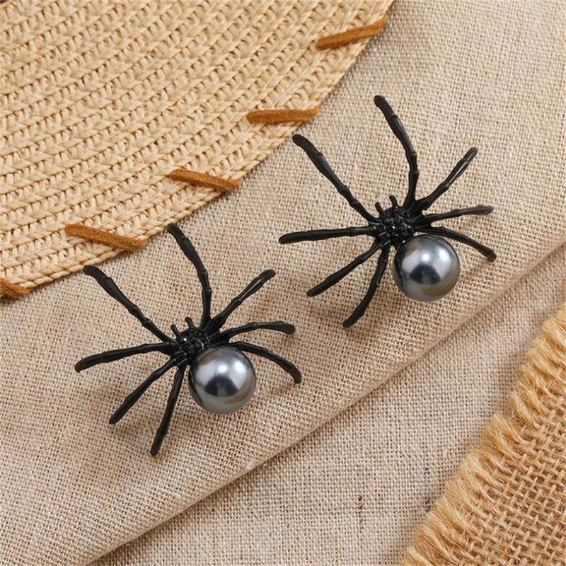 2023 Retro Style Spider Black Pearl Earrings For Women Halloween Party Zircon Gift Accessories
2023 Retro Style Spider Black Pearl Earrings For Women Halloween Party Zircon Gift Accessories