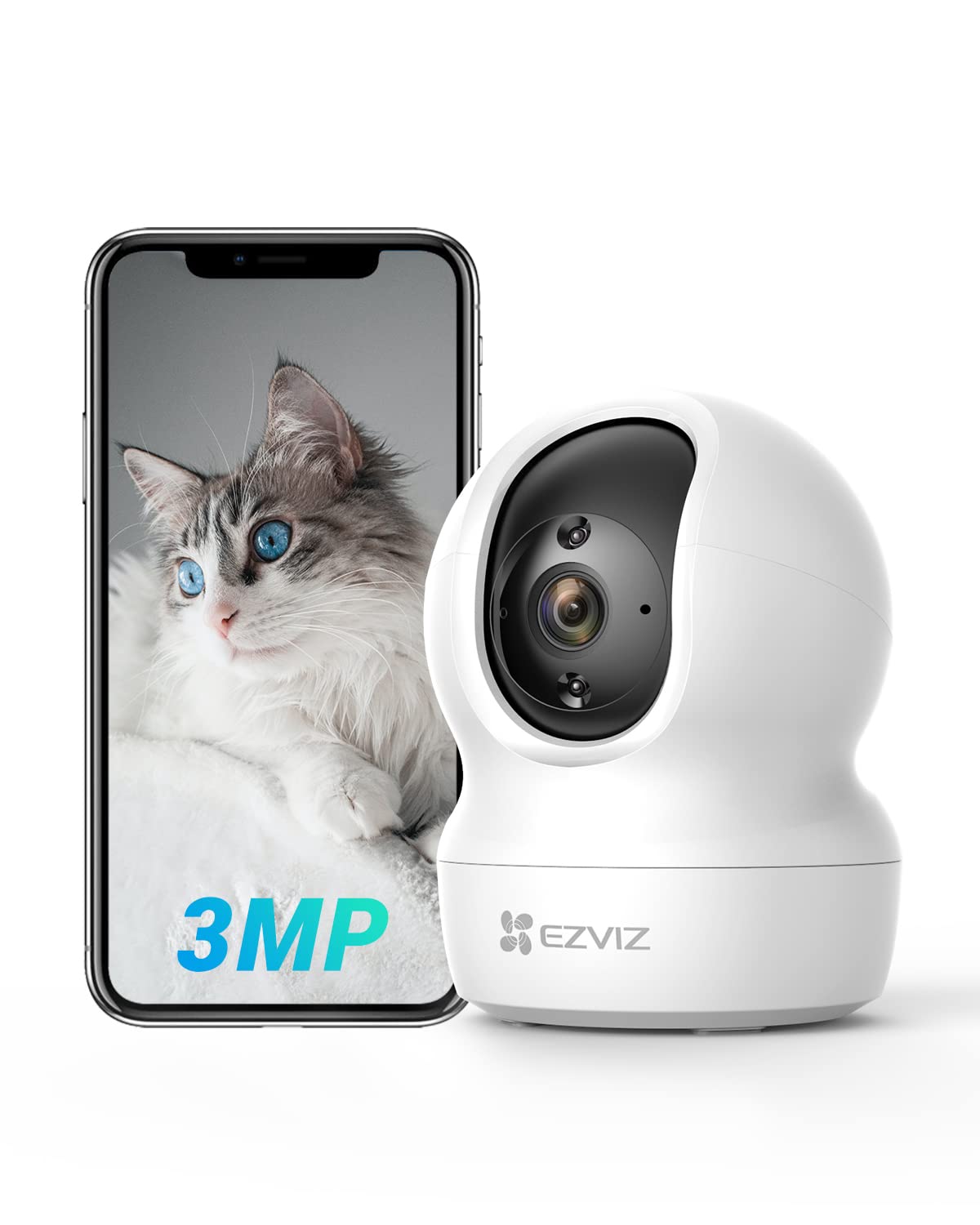 EZVIZ 2K Monitoring Pet Surveillance Security Indoor 24 Answering 360 Degree Smart Remote Nursing Care Animal Baby Infrared Night Motion Automatic
EZVIZ 2K Monitoring Pet Surveillance Security Indoor 24 Answering 360 Degree Smart Remote Nursing Care Animal Baby Infrared Night Motion Automatic