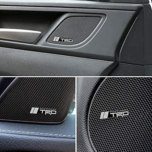 Наклейки-сигналы с логотипом TRD, Наклейки-декали для динамиков, 3D алюминиевые автомобильные эмблемы, Металлический декор
Наклейки-сигналы с логотипом TRD, Наклейки-декали для динамиков, 3D алюминиевые автомобильные эмблемы, Металлический декор