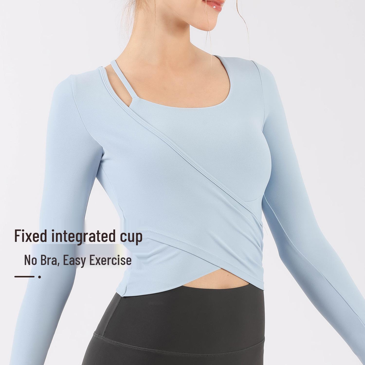 Women s Spring/Summer Yoga Top with Chest Pad – Slim Fit, High-Value, Long Sleeve for Pilates and Fitness M
Women s Spring/Summer Yoga Top with Chest Pad – Slim Fit, High-Value, Long Sleeve for Pilates and Fitness M