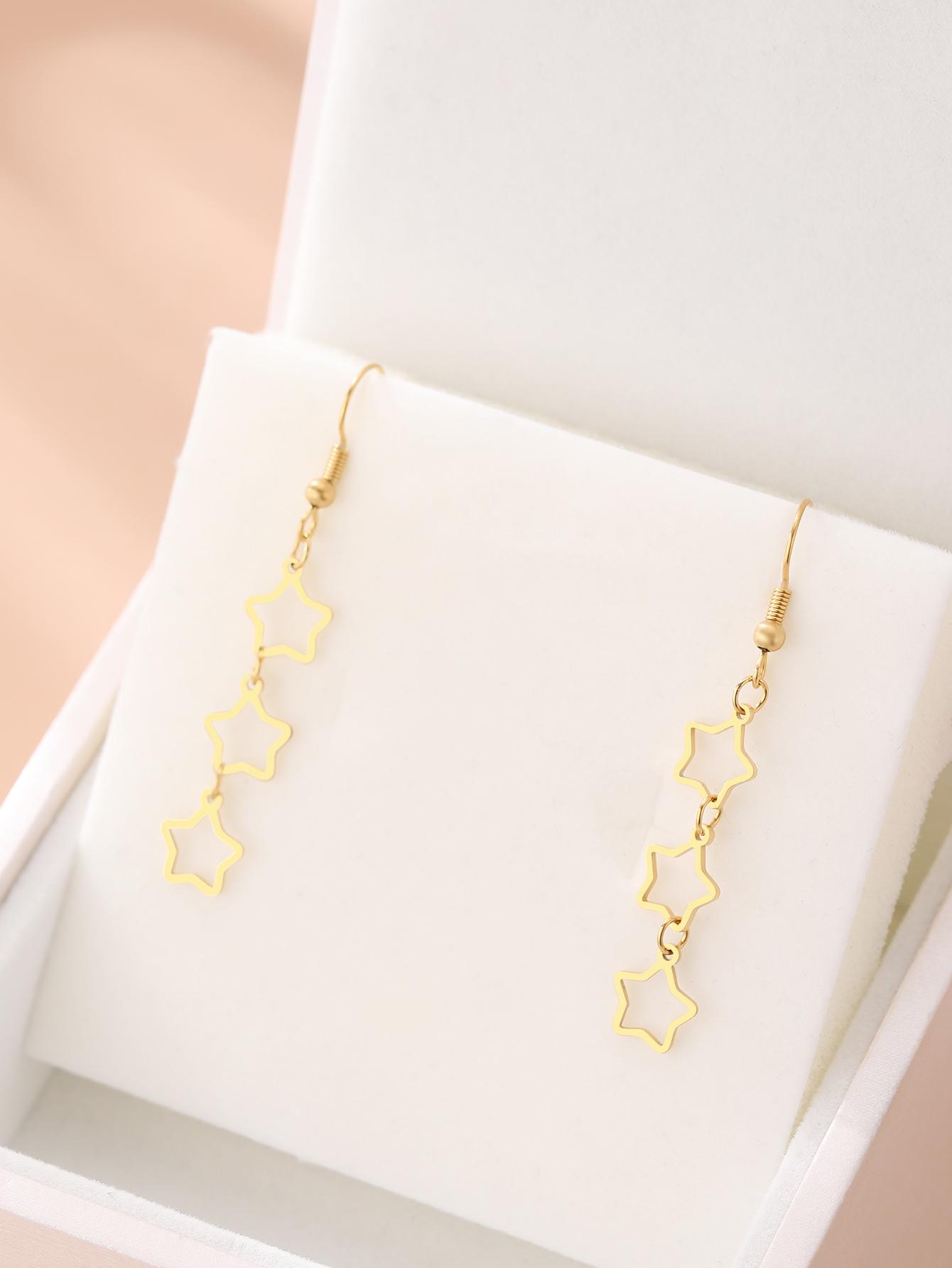 Серьги из нержавеющей стали Kpop Dainty Stars Egirl Grunge Y2K Подвески Корейская мода Висячие серьги для женщин Ювелирные изделия Hot Chick
Серьги из нержавеющей стали Kpop Dainty Stars Egirl Grunge Y2K Подвески Корейская мода Висячие серьги для женщин Ювелирные изделия Hot Chick