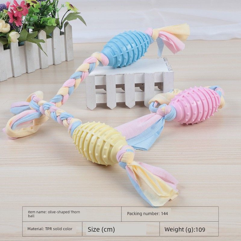 Dog Toy Rubber Ball Puppy Teddy Bichon Molar Toy Resistant to Munchkin Soothing Chews Puppy Training Bone Pet Supplies Olive-shaped stab ball
Dog Toy Rubber Ball Puppy Teddy Bichon Molar Toy Resistant to Munchkin Soothing Chews Puppy Training Bone Pet Supplies Olive-shaped stab ball