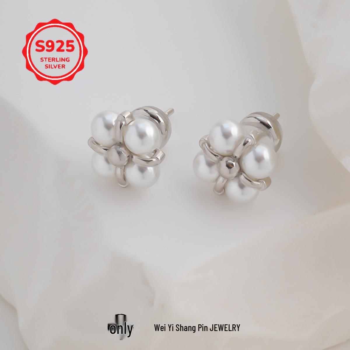 Серьги-пусеты из стерлингового серебра 925 пробы с жемчугом и современным дизайном
Серьги-пусеты из стерлингового серебра 925 пробы с жемчугом и современным дизайном