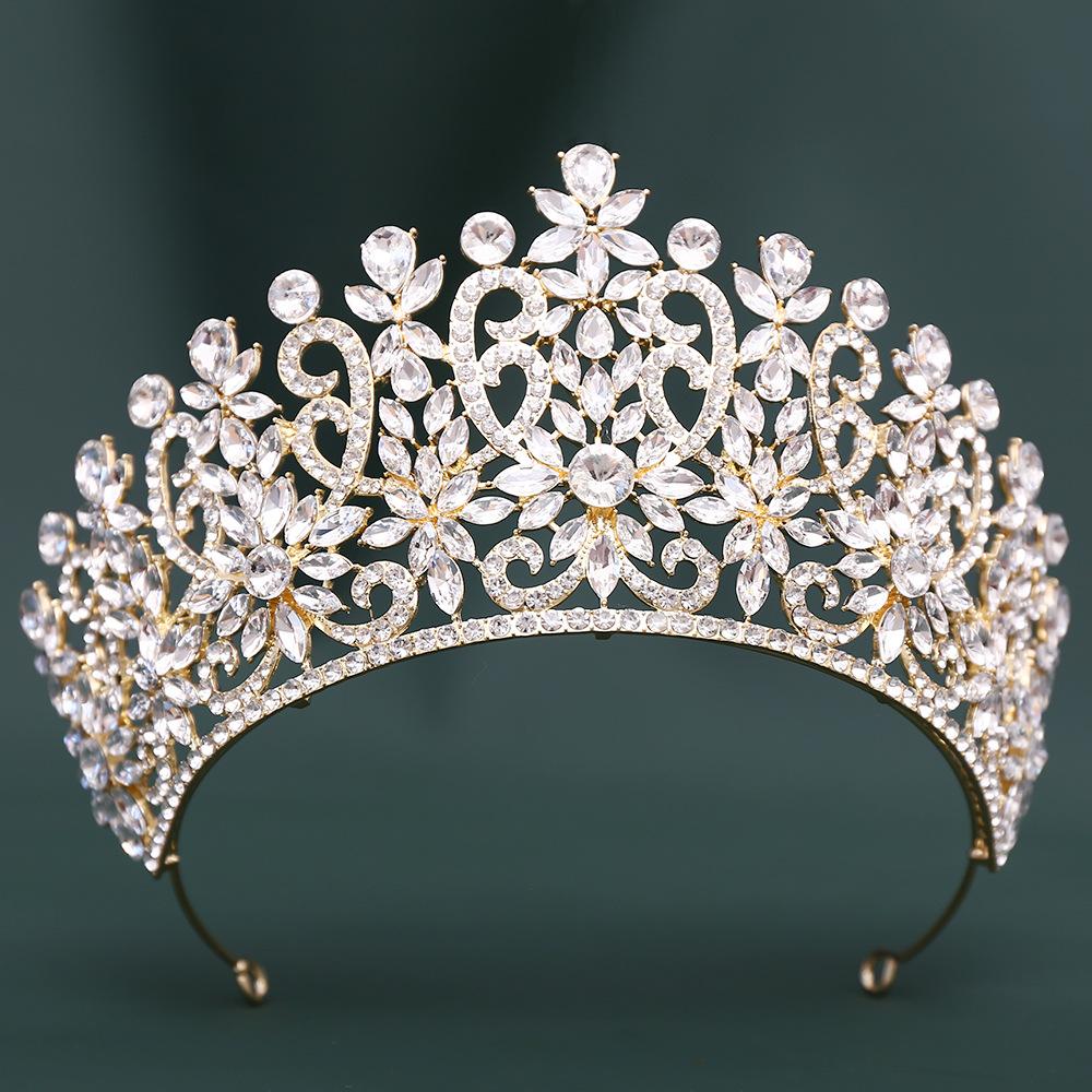 DIEZI Baroque Luxury Opal Crystal Tiara For Women Wedding Party Elegant Bridal Bride Rhinestone Flower Crown Hair Accessories золотий
DIEZI Baroque Luxury Opal Crystal Tiara For Women Wedding Party Elegant Bridal Bride Rhinestone Flower Crown Hair Accessories золотий
