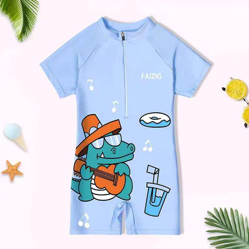 Boys Cartoon One-Piece Short Sleeve Swimsuit for Small and Medium Children M Height 90-100CM Weight 15-25kg
Boys Cartoon One-Piece Short Sleeve Swimsuit for Small and Medium Children M Height 90-100CM Weight 15-25kg