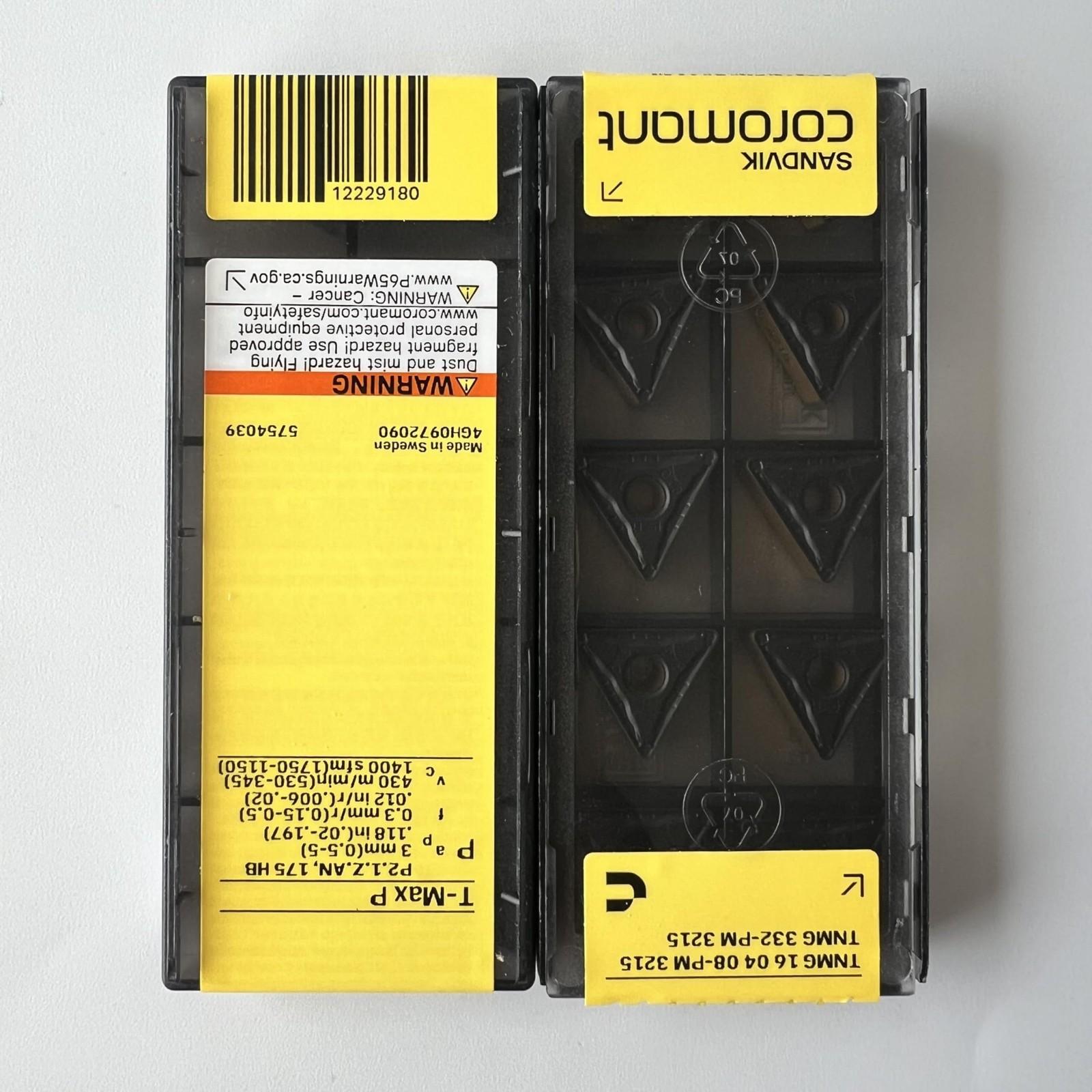 SANDVIK / TNMG160408-PM 3215 / Original Swedish hard alloy blade 10 Pcs
SANDVIK / TNMG160408-PM 3215 / Original Swedish hard alloy blade 10 Pcs