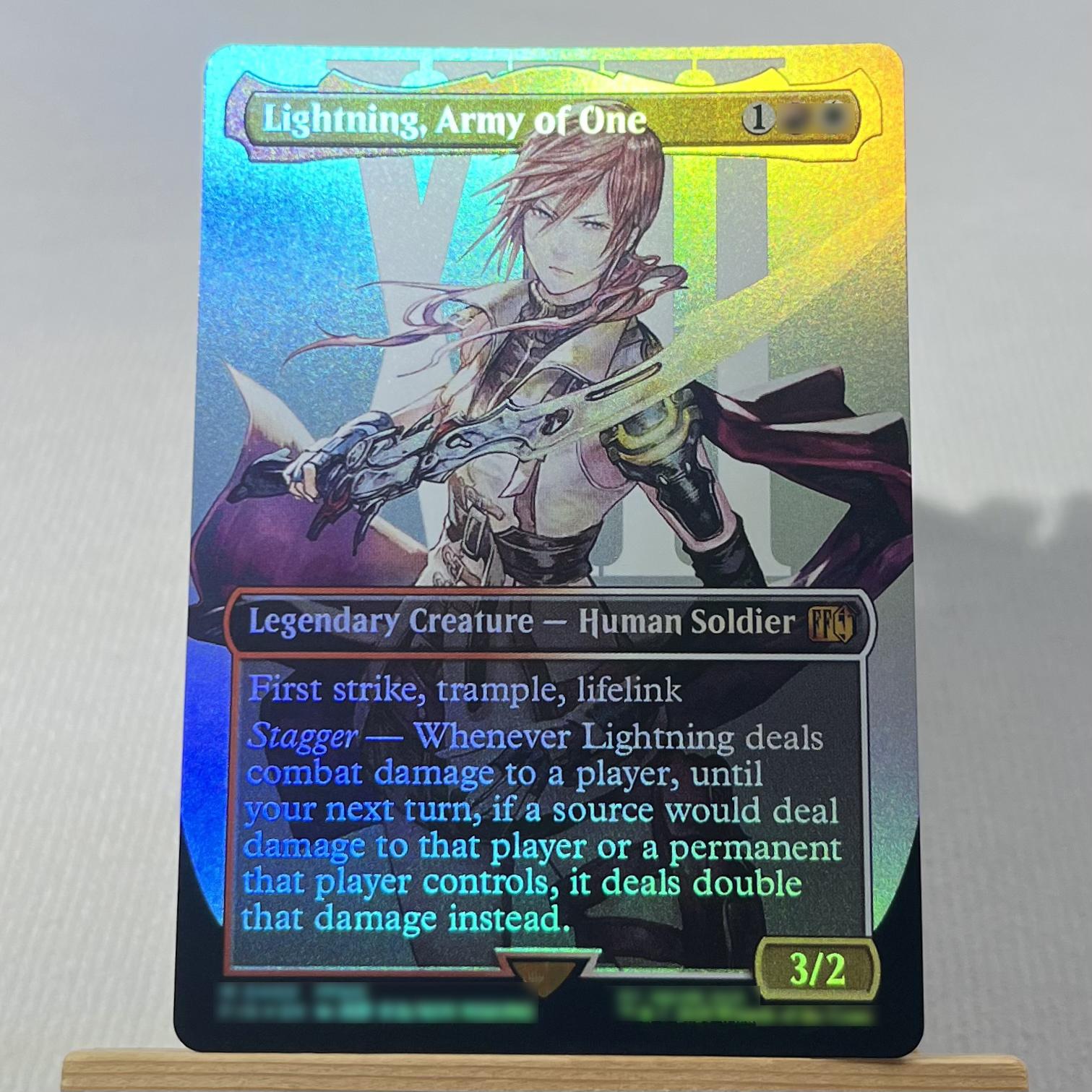 FIN FIC FOIL4-001 Tcg проксі магічні карти Хмара, Найманець Мідгару Прикликати Бахамута Вііві Орнітьєр Блискавка, Армія з Одного зберіть
FIN FIC FOIL4-001 Tcg проксі магічні карти Хмара, Найманець Мідгару Прикликати Бахамута Вііві Орнітьєр Блискавка, Армія з Одного зберіть