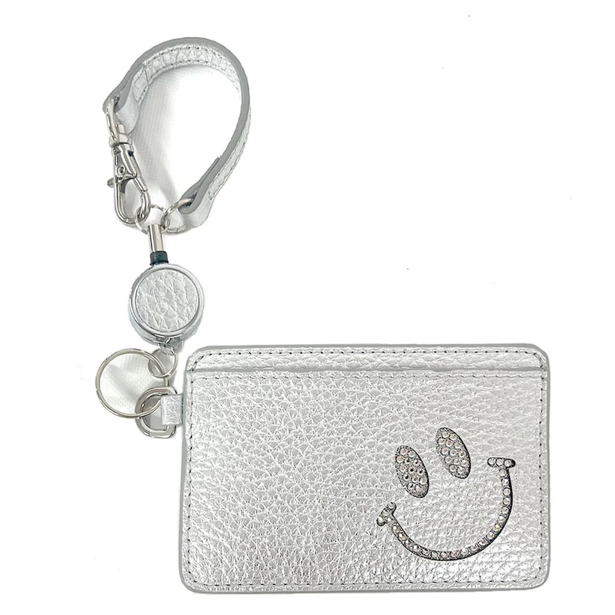 Pass Case with Reel Pass Case for Women IC Card Case Card Case with Reel Pass Case for Women Smile Leather Cute Stylish Popular Present Entrance срібний
Pass Case with Reel Pass Case for Women IC Card Case Card Case with Reel Pass Case for Women Smile Leather Cute Stylish Popular Present Entrance срібний