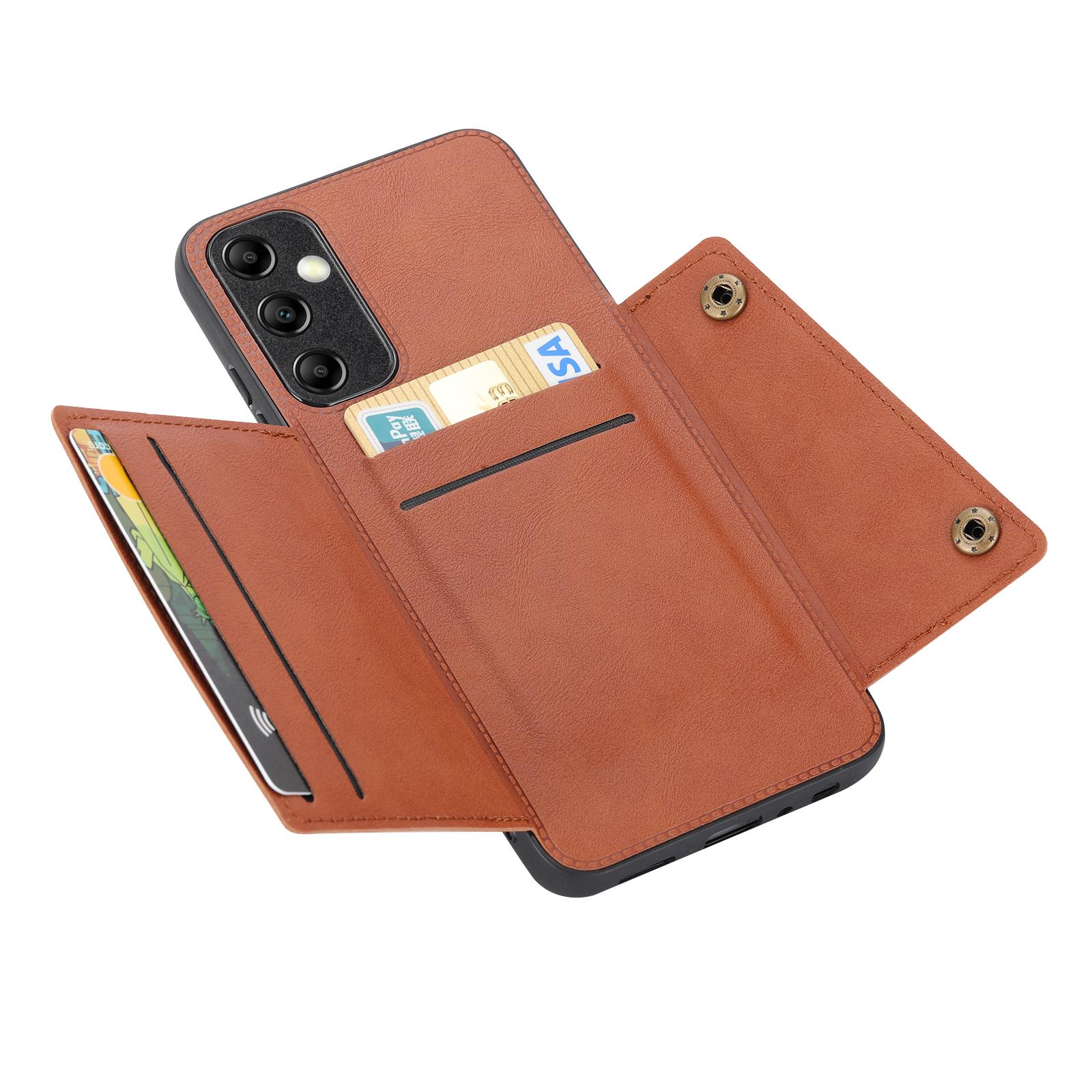 For Samsung Galaxy A15 5G Case Anti-Drop Leather Coated TPU Card Holder Phone Shell Grey
For Samsung Galaxy A15 5G Case Anti-Drop Leather Coated TPU Card Holder Phone Shell Grey