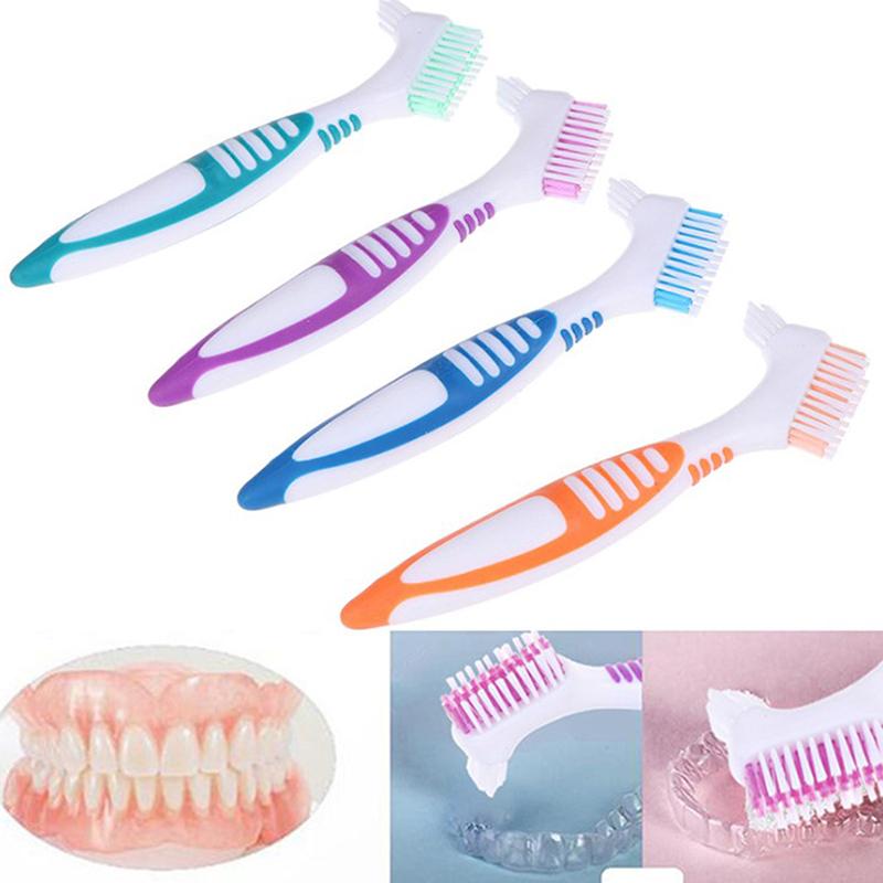 Denture Cleaning Brush Bristles & Ergonomic Rubber Handle Multi-Layered One Size
Denture Cleaning Brush Bristles & Ergonomic Rubber Handle Multi-Layered One Size