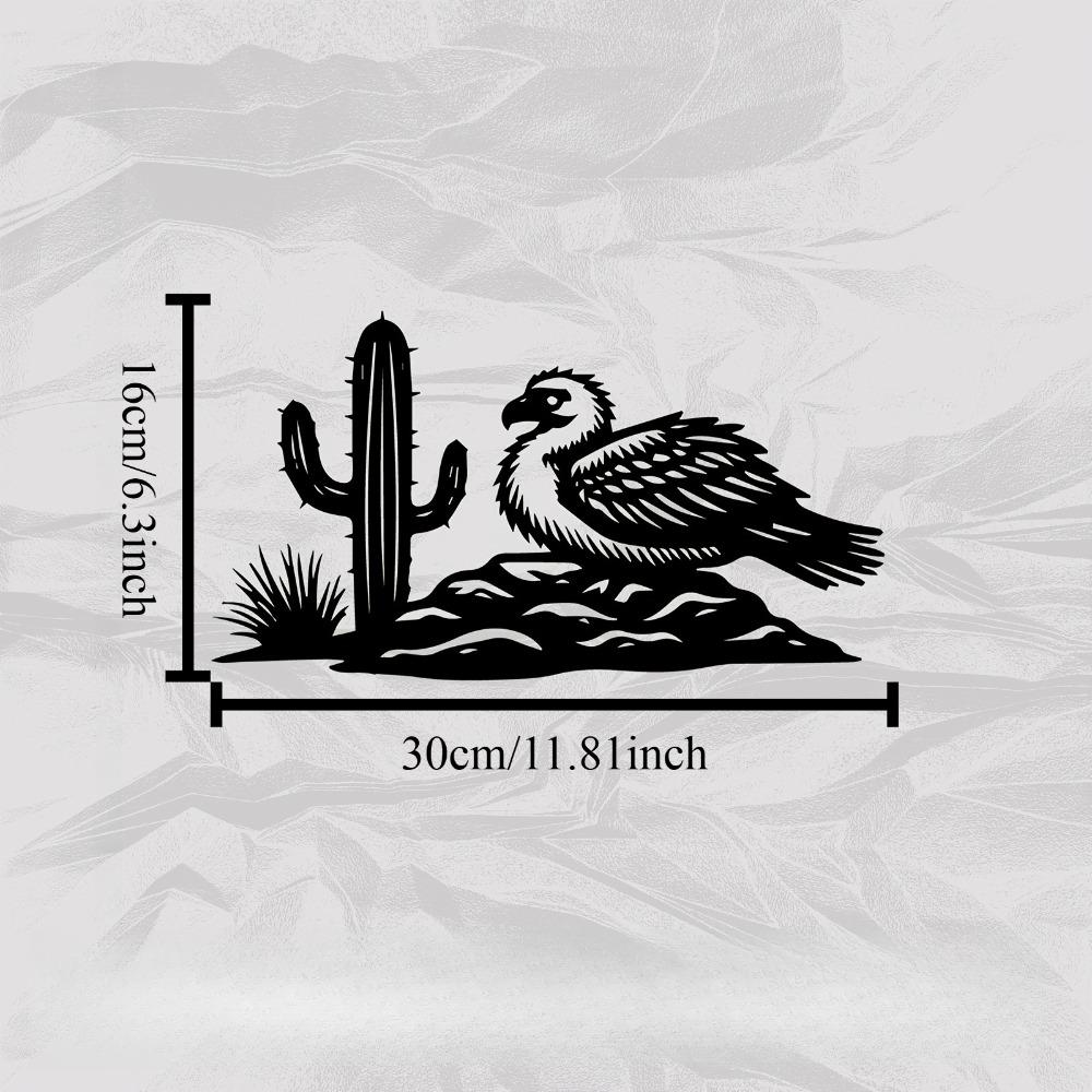 Eagle Cactus Metal Wall Art Iron Sculpture Weather Resistant Outdoor Patio Garden Fence Decor Independence Father Day Gift Western Symbolic 1pc 12in
Eagle Cactus Metal Wall Art Iron Sculpture Weather Resistant Outdoor Patio Garden Fence Decor Independence Father Day Gift Western Symbolic 1pc 12in