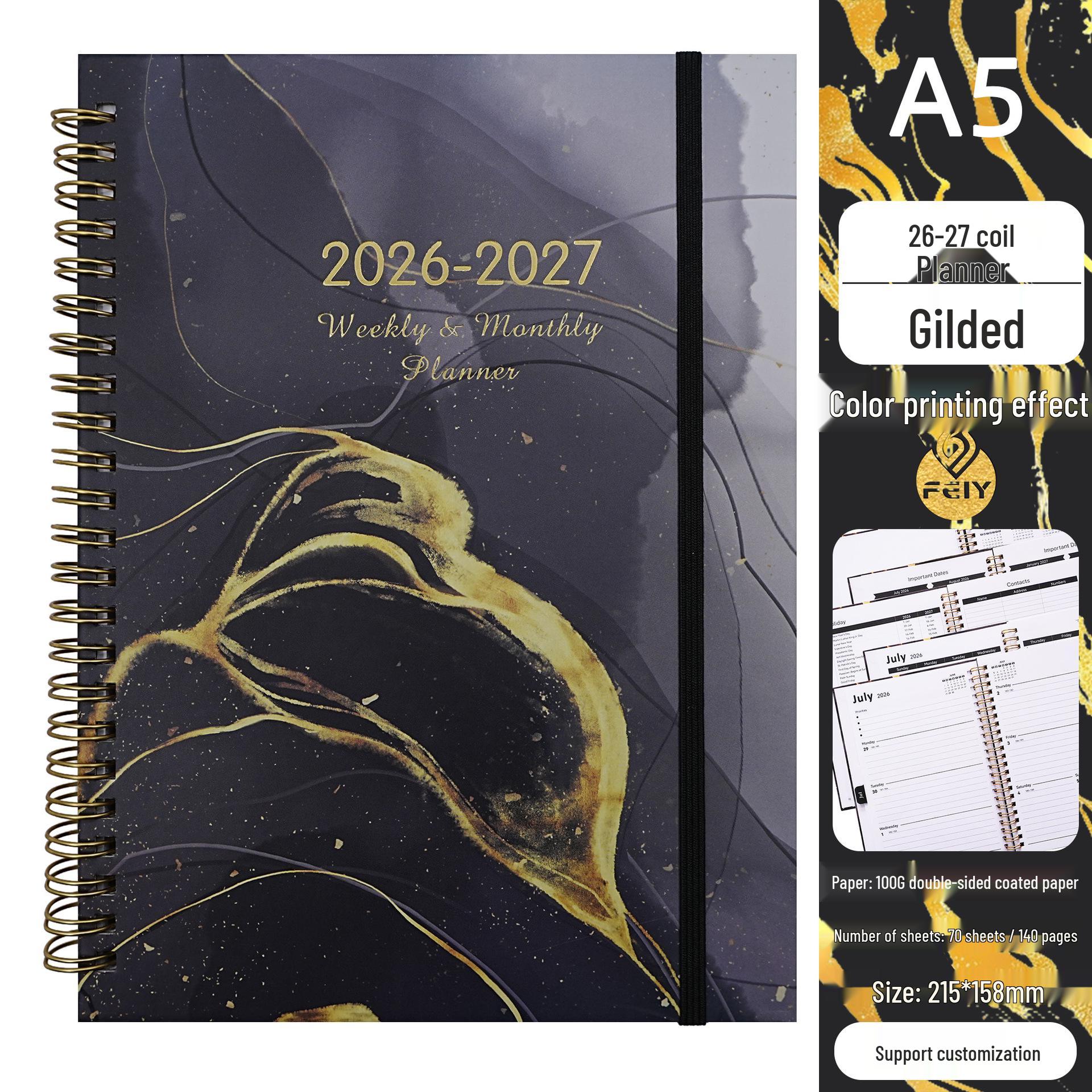Cross 26-27 A5 Mid-Year Coil Bound Customizable Weekly Planner Notebook A5
Cross 26-27 A5 Mid-Year Coil Bound Customizable Weekly Planner Notebook A5
