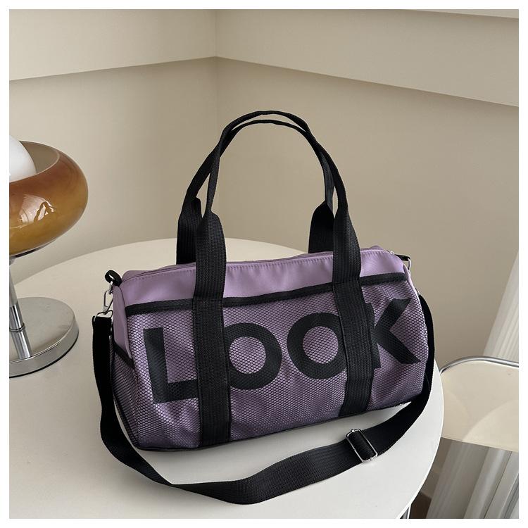 Fashi Travel Crossbody Bags for Women High Capacity Letter Print Ladies Shoulder Bag Fitness Waterproof Female Handbags Tote фіолетовий
Fashi Travel Crossbody Bags for Women High Capacity Letter Print Ladies Shoulder Bag Fitness Waterproof Female Handbags Tote фіолетовий