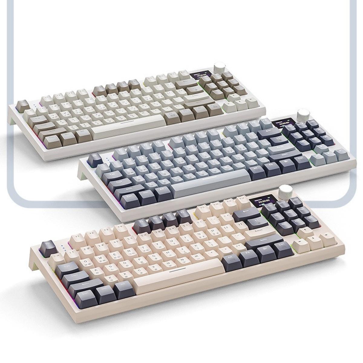 Attack Shark K86 Трехрежимная RGB-подсветка с возможностью горячей замены Корейская механическая клавиатура Корейская беспроводная игровая клавиатура BT
Attack Shark K86 Трехрежимная RGB-подсветка с возможностью горячей замены Корейская механическая клавиатура Корейская беспроводная игровая клавиатура BT