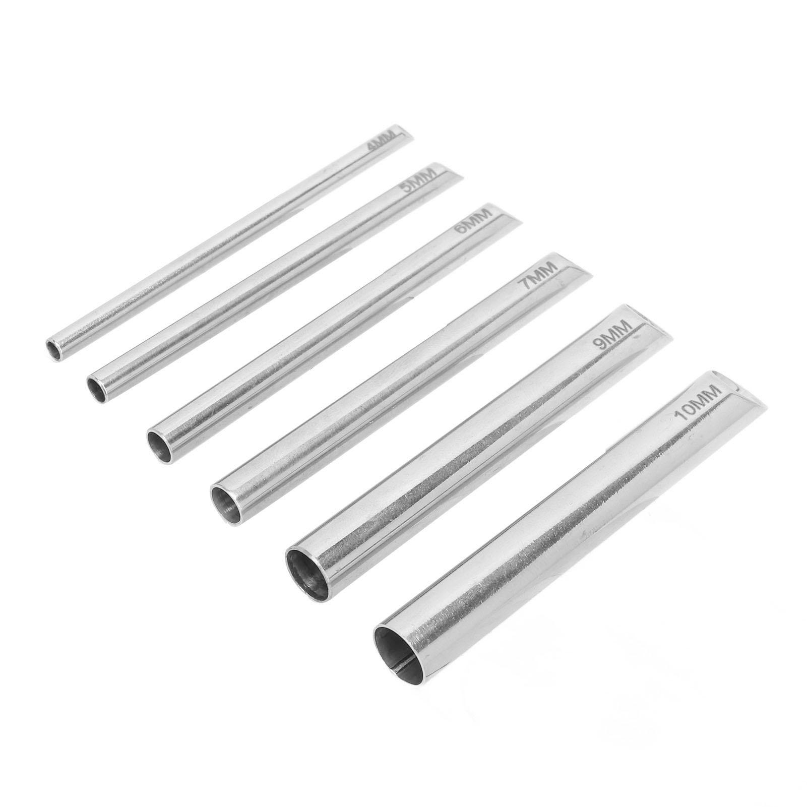 6pcs Piercing Needles Receiving Tubes Stainless Steel Body Jewelry Piercing Receiver (4mm 5mm 6mm 7mm 9mm 10mm)
6pcs Piercing Needles Receiving Tubes Stainless Steel Body Jewelry Piercing Receiver (4mm 5mm 6mm 7mm 9mm 10mm)