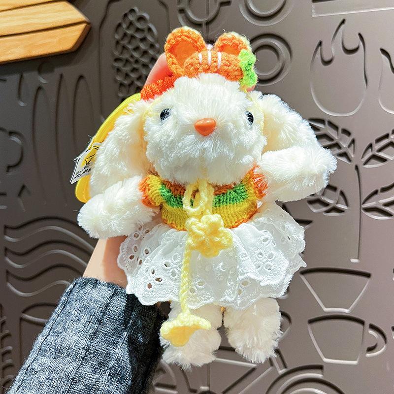 Creative Plush Princess Dress Long-eared Rabbit Keychain Cute Cartoon Lop-eared Rabbit Dress-up Doll Exquisite Bag Pendant
Creative Plush Princess Dress Long-eared Rabbit Keychain Cute Cartoon Lop-eared Rabbit Dress-up Doll Exquisite Bag Pendant
